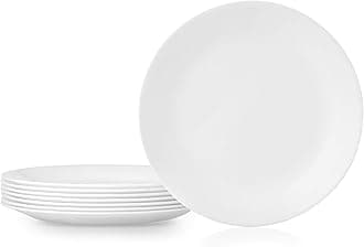 Corelle Dinner Plates, 8 Count, Winter Frost White