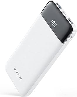 Sponsored Ad – Charmast 10400mAh Power Bank USB C Battery Pack with LED Display Type C Powerbank Portable Charger Compatible with Smartphones Tablets and More (White)
