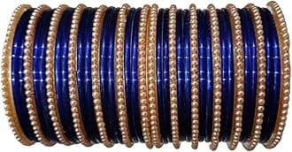 Shuhag glass bangles set