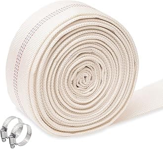 QuQuyi 1.5" x 30 FT Heavy Duty Swimming Pool Backwash Hose – Reinforced Lay-Flat Discharge Pipe for Water Transfer, Pumps & General Purpose Use