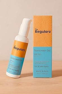 Mineral Sunscreen SPF 50 | Lightweight Gel, Water-Resistant, No White Cast, Blue Light & Broad Spectrum UV Protection | Suited for Oily & Sensitive Indian Skin, PA+++