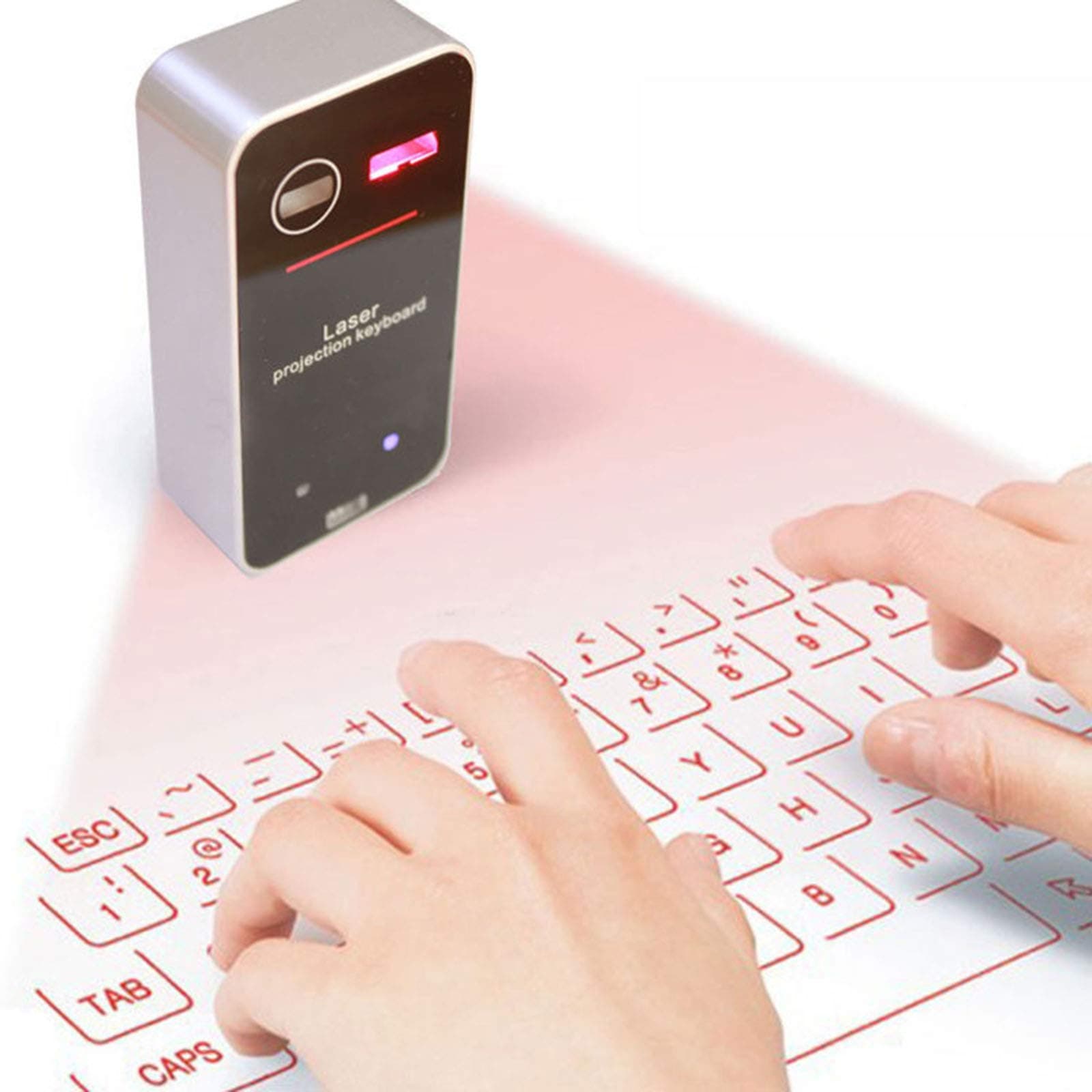 Virtual Laser Keyboard Bluetooth Wireless Mini Portable Projection Keyboard for iPhone iPad Tablet Smart Phone