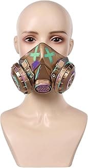 Mask Cosplay Gas Mask Costume Accessories for Adult Halloween Party