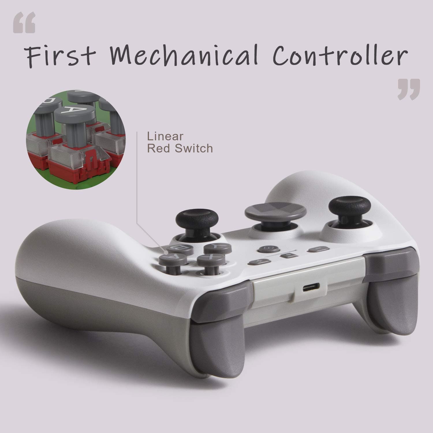 Sunwaytek H510 [V2] Mechanical Pro Controller for Nintendo Switch, PC, Android, Mac/iOS, Linux