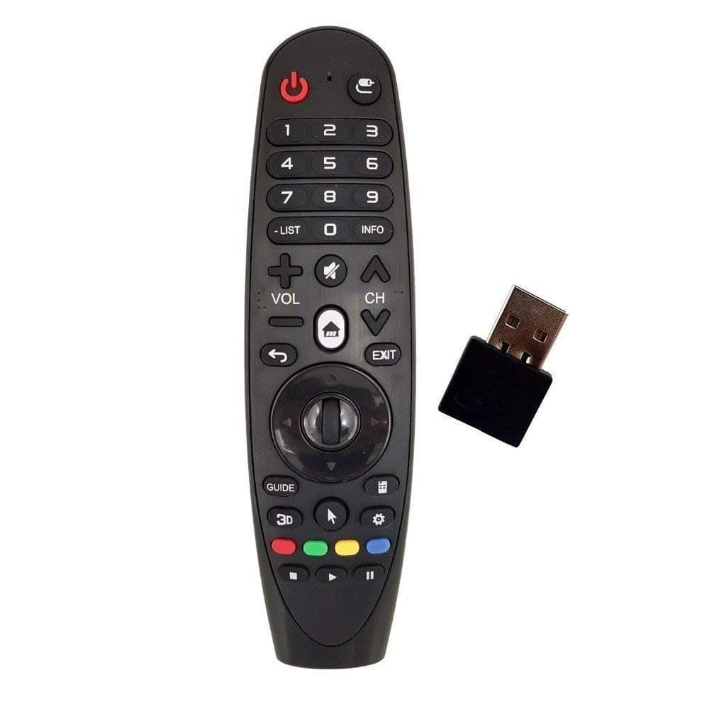 SRFS LG Magic Smart Tv Remote with Motion Sensor (Without Voice Function) (No Need to Configure The Remote)(Black)
