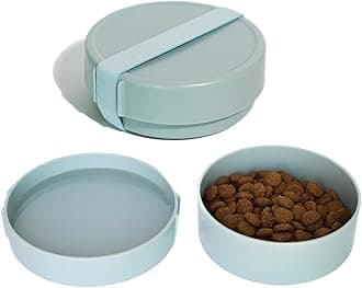 Barkin’ Trails Travel Dog Bowls, Portable Outdoor Water, BPA-Free Water Bowl Set, Food Grade Plastic Dog Travel Bowl, Dog Camping Essentials, Travel Container