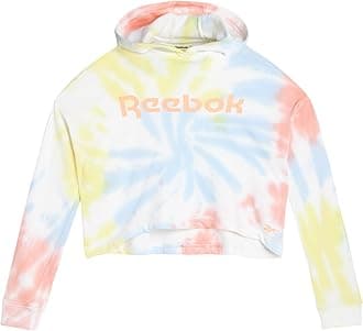 ReebokGirls' Sweatshirt - Fleece Pullover Hoodie - Casual Top - Fashion Hoodie for Girls (7-16)