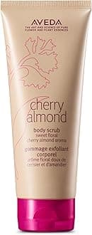 Cherry Almond Body Scrub | with Sweet Almond Oil, Cherry Blossom Extract | Sweet Floral Aroma of Tonka Bean, Certified Organic Orange, Ylang Ylang | 98% Naturally Derived*, 6.7 Fl Oz