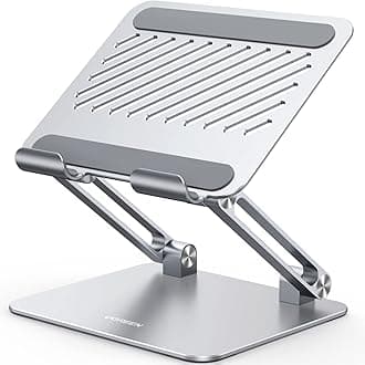 UGREEN iPad Stand Tablet Holder Desk Adjustable Foldable Portable Mount Compatible with iPad Pro 13 2024 12.9 11/Air/Mini/10th 10.9,iPhone 17,Galaxy Tab S11 A9+,Surface Pro,Portable Monitor(Blue-grey)