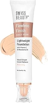 Flawless Finish Foundation | Medium Coverage | Lightweight |Oil-Free Formula |Radiant Finish | Shade - 03 Natural Beige, 40gm