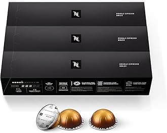 Nespresso Capsules Vertuo, Double Espresso Dolce, 30-Count Espresso Pods, Brews 2.7 oz.