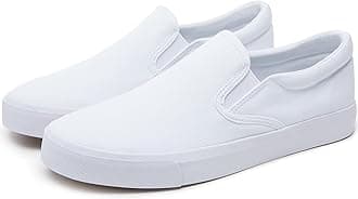 Mens Slip on Sneakers Loafers Shoes Canvas Black Shoes Canvas Blue Casual Fashion Shoes