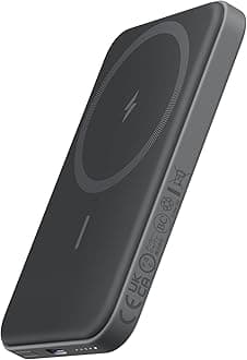 Power Bank, 621 Magnetic Battery (MagGo), 5000mAh Magnetic Wireless Portable Charger with USB-C Cable, Only Compatible with iPhone 16/16 Plus/16 Pro/16 Pro Max, iPhone 15/14/13/12 Series