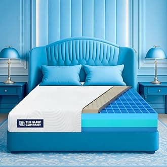 The Sleep Company Luxe Pro Mattress | SmartGRID + Natural Latex | Plush Medium-Soft Feel | Premium Latex for Luxury Sleep | King Size Double Bed Mattress 75x72x10