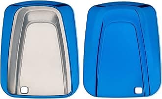 kwmobile Car Key Cover - BMW 4 Button Compatible - Soft TPU Fob Cover - Blue High Gloss - Protects & Personalizes BMW i3/i8 Keys