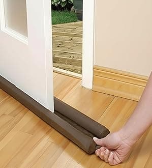 KBS Door Bottom Sealing Strip Guard Stopper Sealer (Pack of 1)(Size-39 inch) for Sound and Dust Proof Home Office Kitchen Accessories Item Smart Gadgets Products (Brown/Black)
