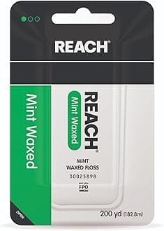 Reach Mint Waxed Floss, 200 Yd Pack of 1