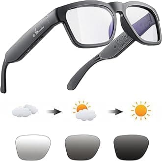 OhO sunshine Audio Bluetooth 5.0 Version Wireless Sunglasses, Open Ear Style Listen Music and Calls