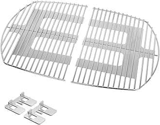 Stanbroil Solid Rod Stainless Steel Grill Cooking Grates for Weber Q300, Q320, Q3000, Q3100, Q3200 Series Gas Grill, Replacement Parts for Weber 7646
