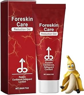 – MaleGuard ForeskinCare Reduction Gel, Natural Ingredients Phimosis Foreskin Correction Gel for Excessive Foreskin Men's Health (1 Pcs, *20g)
