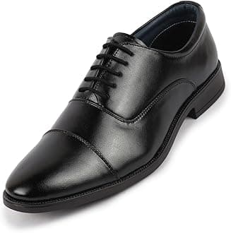 FAUSTOMen's Formal Office Work Lace-Up Derby Shoes