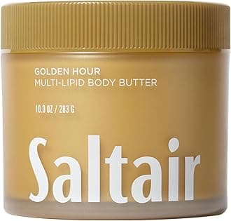 Multi-Lipid Body Butter - Rich, Nourishing Golden Hour Hydrating Body Cream with Ceramide Complex, Coconut Oil, Shea Butter, and Sea Buckthorn. Deep Moisturizing Dry Skin Care. 10oz Jar