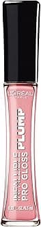 Infallible Pro Gloss Plump Lip Gloss with Hyaluronic Acid, Long Lasting Plumping Shine, Lips Look Instantly Fuller and More Plump, Flush, 0.21 fl. oz.