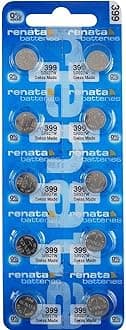 RenataRenata 399 SR927W Batteries - 1.55V Silver Oxide 399 Watch Battery (10 Count)