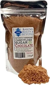 Baking Beauty and Beyond Premium Candy Floss Sugar 100g - Chocolate Flavour