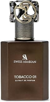 Swiss Arabian Tobacco 01 Extrait de Parfum, 50ml, Premium Quality Perfume, Unisex Fragrance, Oriental, Woody, Luxurious Blend Perfume for Women and Men