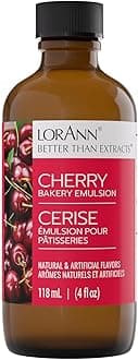 Cherry Bakery Emulsion: Authentic Flavor, Perfect For Enhancing Fruit Undertones In Baked Goods, Gluten-Free, Keto-Friendly, Extract Alternative Essential Your Kitchen