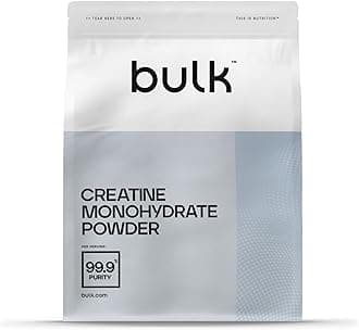 Bulk Creatine Monohydrate Powder, Pure Unflavoured, 1 kg, Packaging May Vary