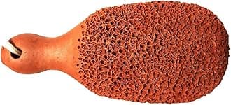 RKD Enterprises Terracotta Natural Pumice Stone Foot Scrubber Handmade Organic Clay eco Friendly Dead Skin Remover men women and unisex.