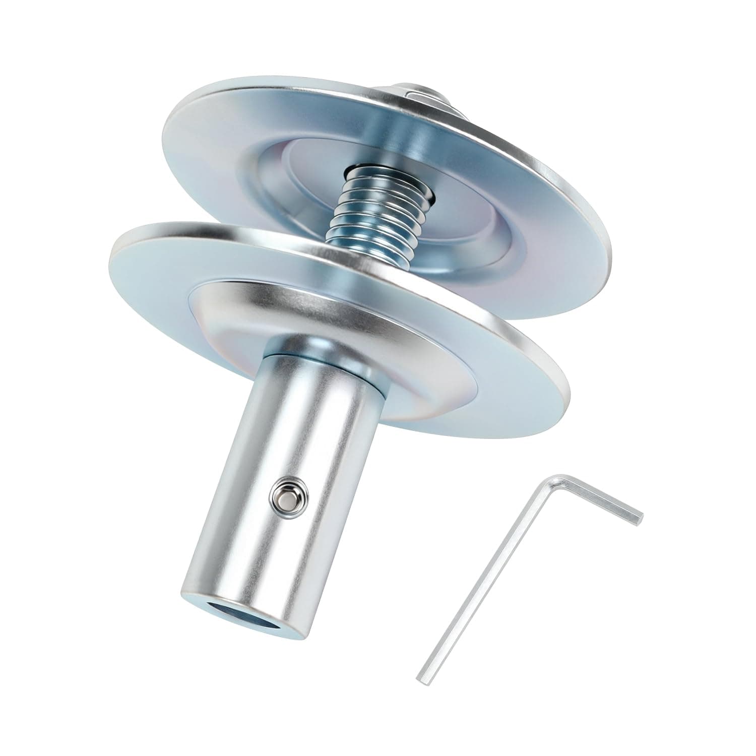 1/2" Fixed Bore Shaft Arbor Extension - Thicker Version No Wobble for Buffing Grinding Wheels/for Bench Grinder - Right 1 Pack (Steel)