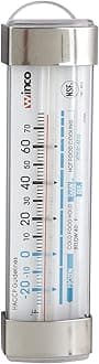 Winco Freezer/Refrig Thermometer, 3-1/2"L, Suction Cup