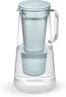 Home – Water Filter Pitcher, 10-Cup, Seafoam, BPA Free Designed for Everyday Protection Against Bacteria, parasites, microplastics, Lead, Mercury, PFAS and a Variety of Chemicals