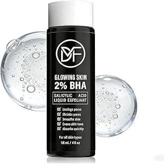 2% BHA Salicylic Acid Liquid Exfoliant Serum For Blackhead Removal,Unclog Pores,Smooths skin118mL 4 fl OZ Face Exfoliator For Facial Skin Care