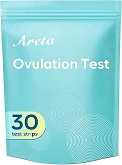 Areta Ovulation Test Strips Kit: 30 Tests | Accurate & Reliable for Women | Fast & Convenient Fertility Tracking | High Accuracy Ovulation Test Kit | Expiration Date 07/11/2026