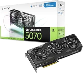 PNY GeForce RTX™ 5070 12GB OC DLSS 4 Triple Fan Graphics Card