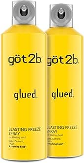 Got2b Glued Blasting Freeze Hairspray, 12 oz, Pack of 2