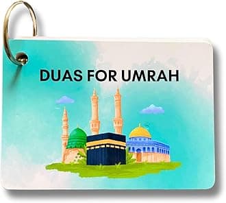 Umrah Dua Cards - Step by Step Guide, Prayers and Supplications, Flash Cards, Gift