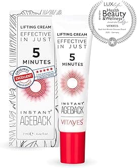 Instant Ageback, Ageless facelift cream - anti aging cream - Instantly reduce under-eye bags, fine lines, deep wrinkles and pores. Lasts up to 9 hours.