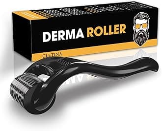 540 Titanium Derma Roller - Microneedle Micro Needle Roller for Men and Women Home Use - Microneedling Roller Microneedle Skin Care Tool A12