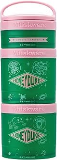 Whiskware Harry Potter Stackable Snack Containers for Kids and Toddlers, 3 Stackable Snack Cups for School and Travel, Sweet Treats! Honeydukes!