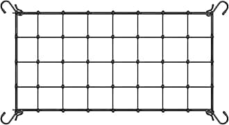 VIVOSUN Garden Netting 60 x 120 cm, Trellis Net with 4 Hooks Trellis Net for Climbing Plants Vegetables Fruits and Flowers
