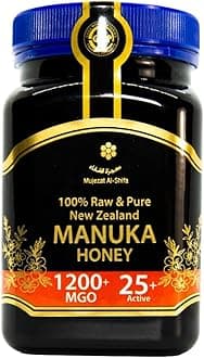 Mujezat Al-Shifa 100% Raw & Pure New Zealand Manuka Honey - MGO 1200+ | 25+ Active | Premium Grade UMF Certified Honey 17.6oz / 500g