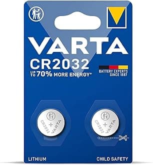 CR2032 Lithium Coin Battery for Long-lasting Performance (2-Pack)
