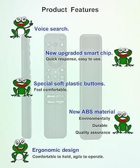 Voice Remote Control for Sony XR A80K A80CK X80K X80CK A90K X90K X90CK A95K X85K X95K Z9K Series Bravia OLED Ultra HD Smart TV RMF-TX800U RMF-TX900U 1-013-691-22 RMFTX800U RMFTX900U Replacement