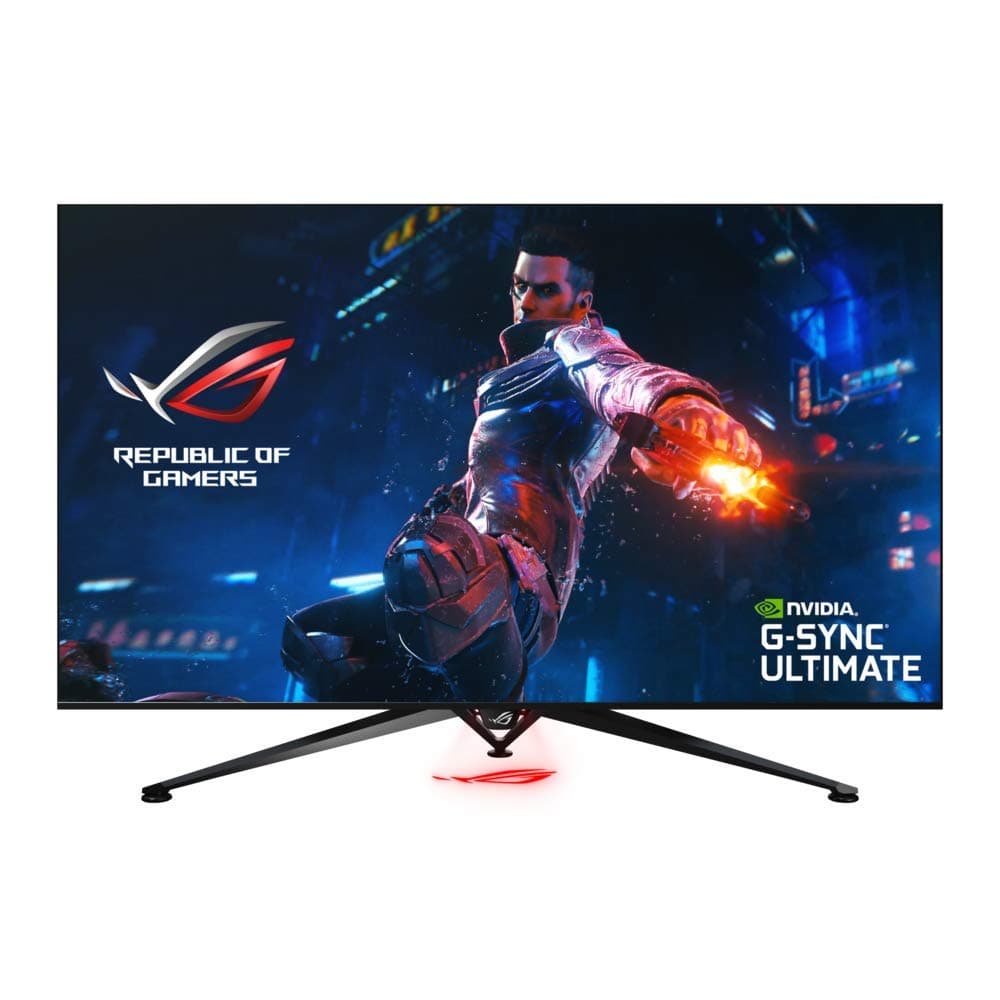 ASUS ROG STRIX Curved PG65UQ, 65 Inch UHD (3840 x 2160) Gaming Monitor, Up to 144 Hz, 1000nits, DP, HDMI, USB 3.0, G-SYNC Ultimate, FALD 384 Zones, DisplayHDR 1000, UHD Premium