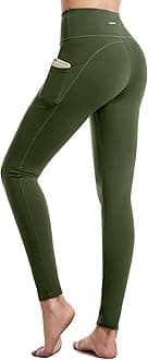CAMBIVO Yoga Pants for Women, Gym Leggings Workout Leggings with Pockets, High Waisted Women Sports Running Tights
